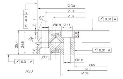 JXSU Series Crossed Roller Bearing